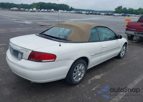 2005 Chrysler Sebring Limited from USA, damaged, VIN 1C3EL65R15N502070